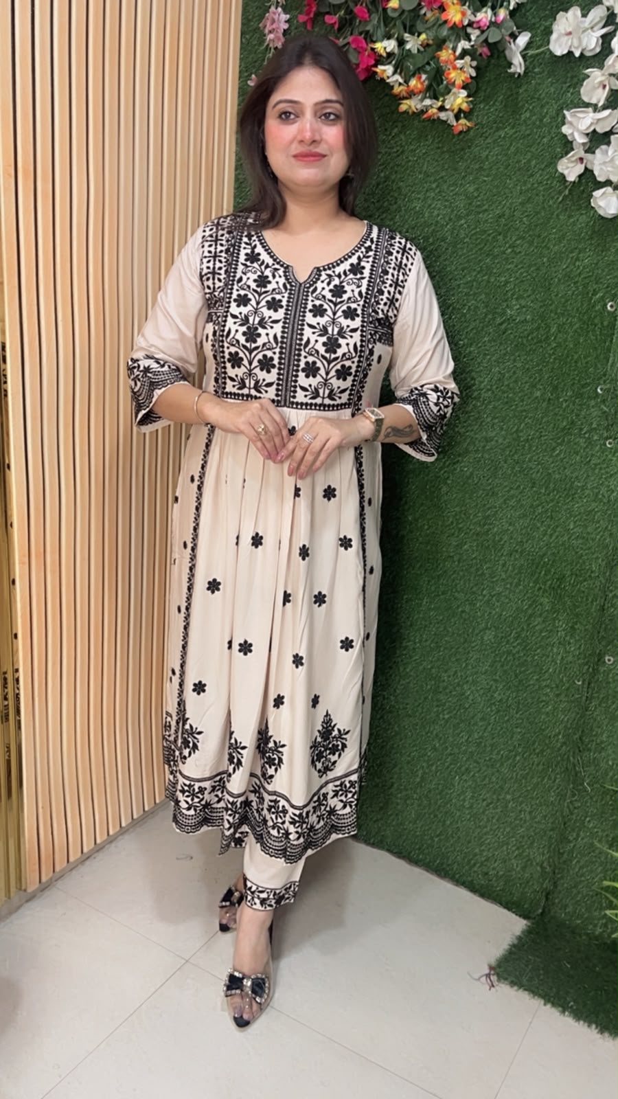 Cheeku Elegance Embroidered 3-Piece Kurta Set