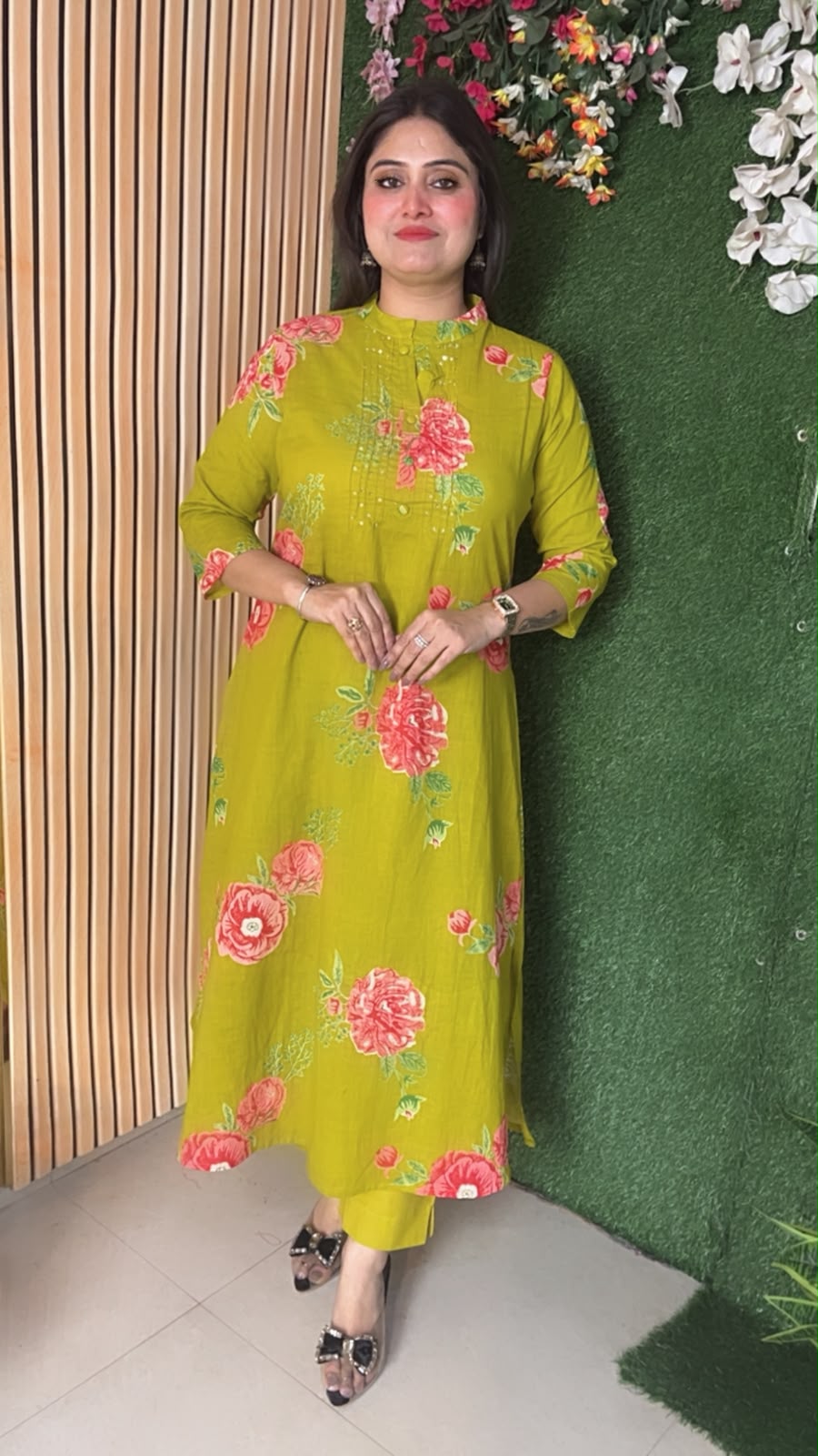 Elegant Pure Cotton 2-Piece Kurta Set