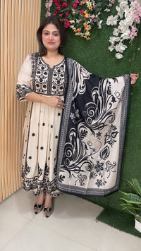 Cheeku Elegance Embroidered 3-Piece Kurta Set