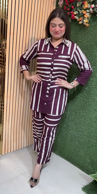 Beautiful coord set with handwork reyon modal fabric