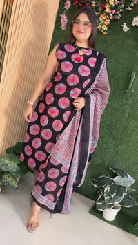Pure Cotton 3-Piece Kurta Set