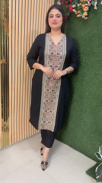 Elegant Pure Cotton 3-Piece Kurta Set