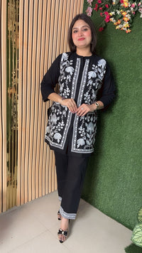 Premium Pure Cotton Embroidered Co-Ord Set