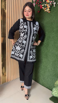 Premium Pure Cotton Embroidered Co-Ord Set