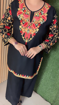 Premium Rayon Modal Kashmiri Embroidered Co-Ord Set