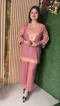 Premium Rayon Modal Kashmiri Embroidered Co-Ord Set