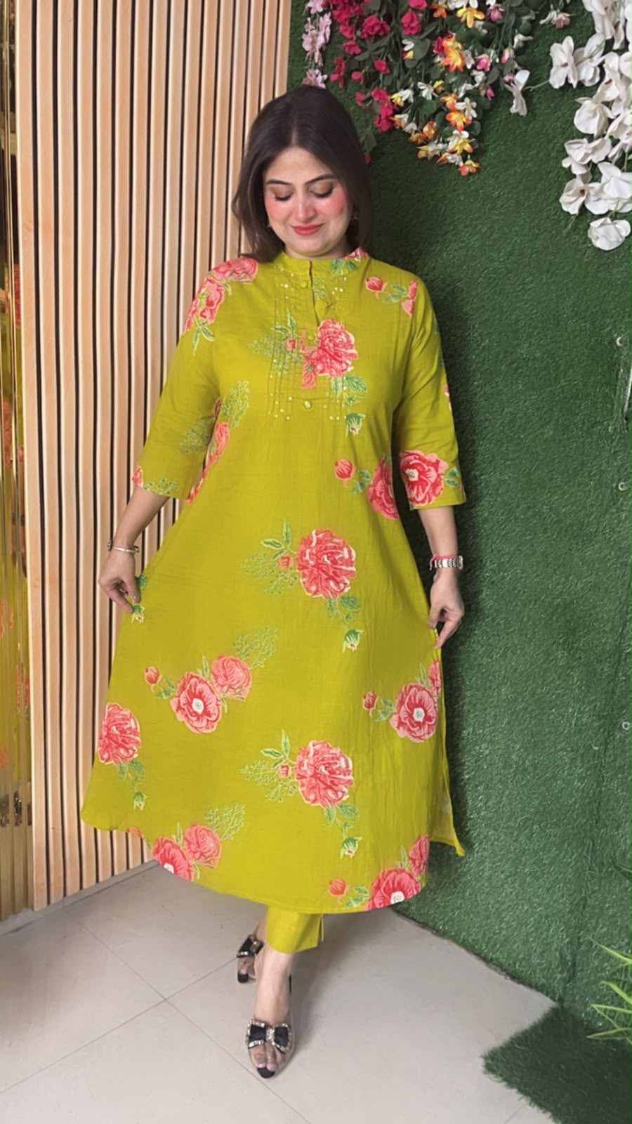 Elegant Pure Cotton 2-Piece Kurta Set