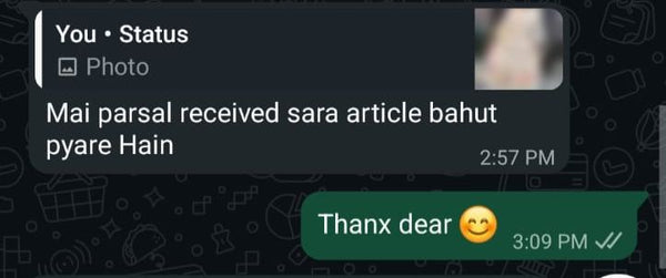 Customer testimonial